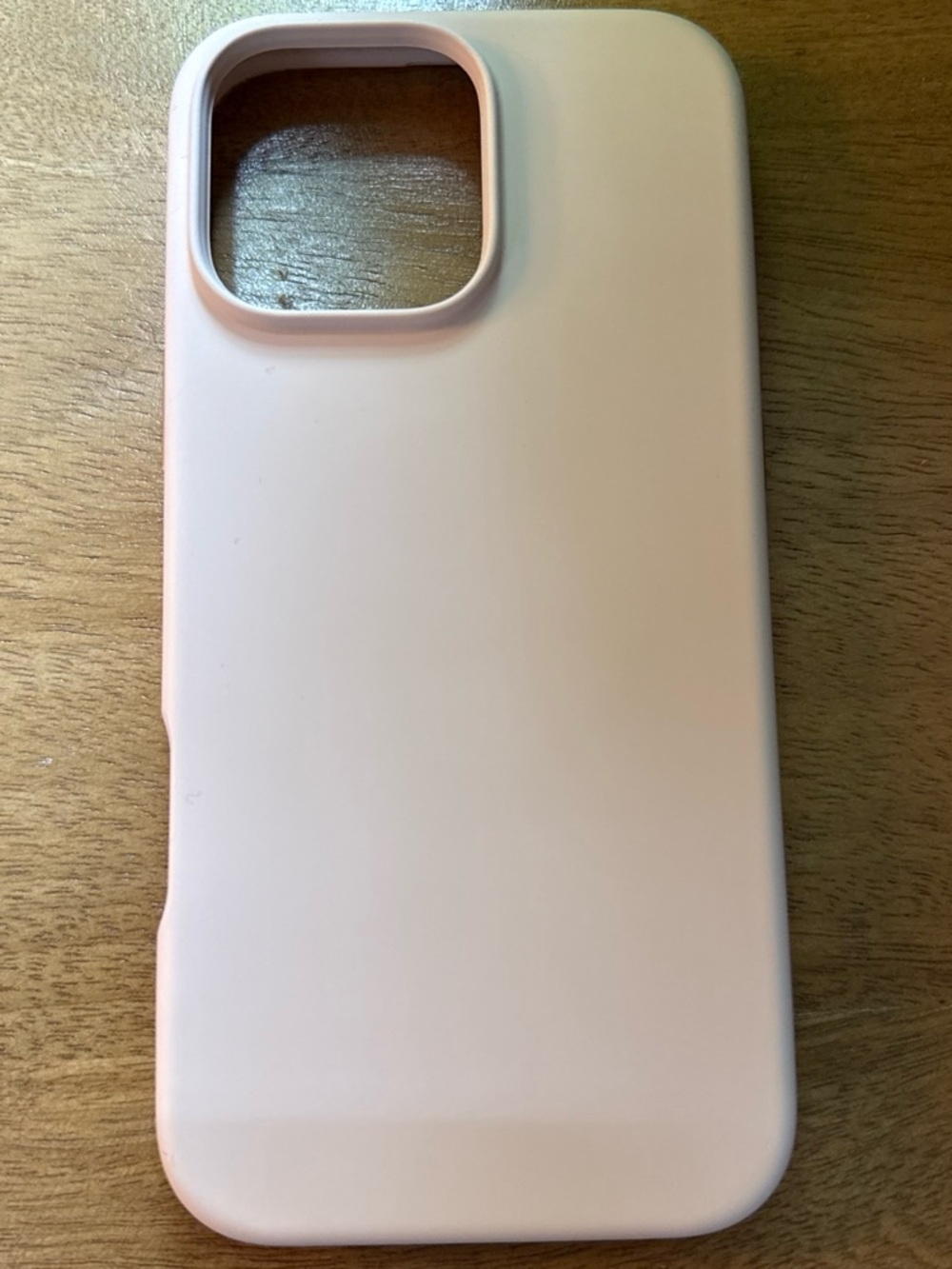 Slim Soft Silicone Phone Case in Blush Pink